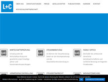 Tablet Screenshot of lctax.de